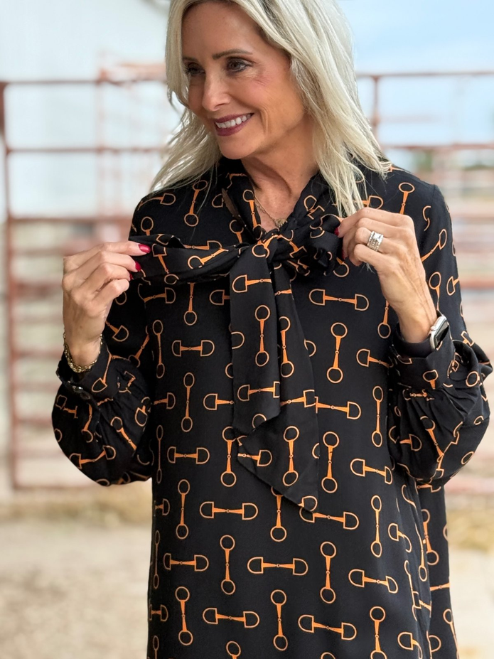 Southern Comfort Horse Bit Dress