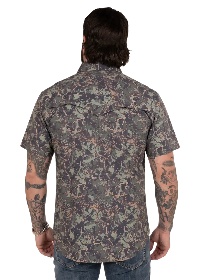 Koe Wetzel x TEK Western Camo Short Sleeve Shirt