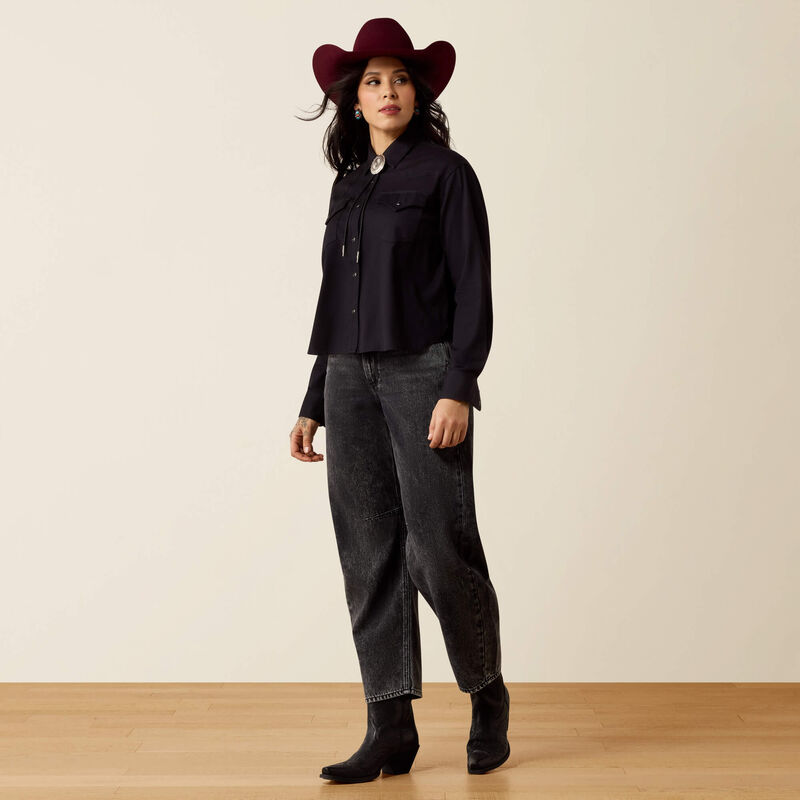 Midnight Western Snap Shirt