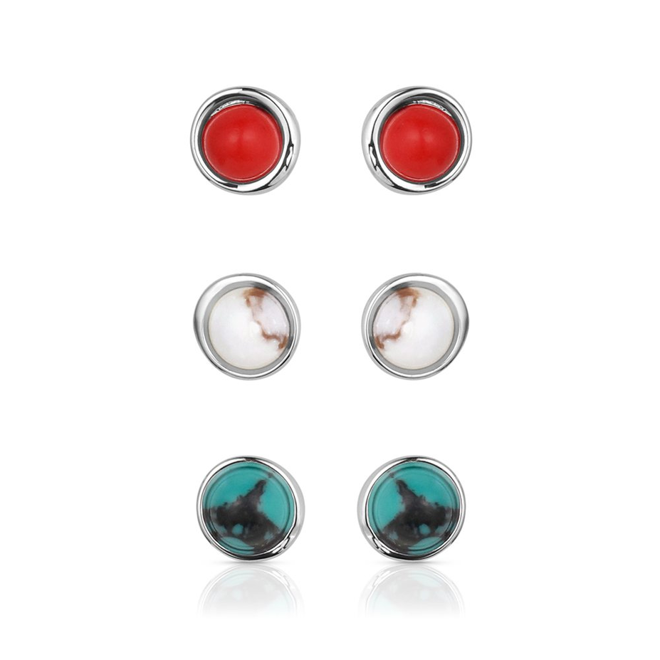 Patriotic Post Earring Set