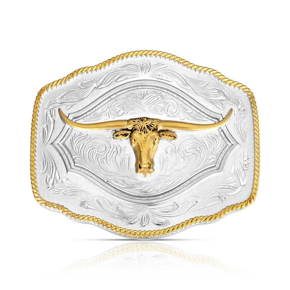 On the Range Longhorn Buckle
