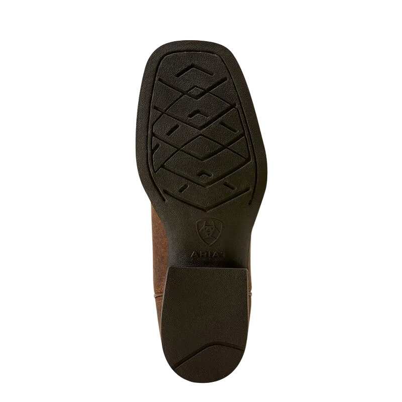 Youth Driftwood Wide Square Toe Western Boot