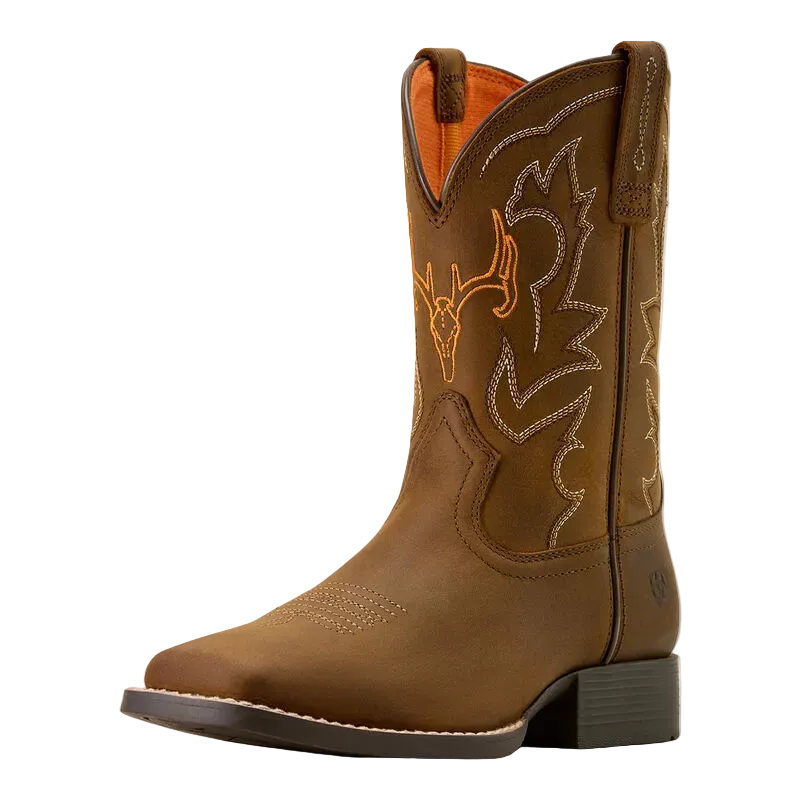 Youth Deer Ridge Wide Square Toe Western Boot
