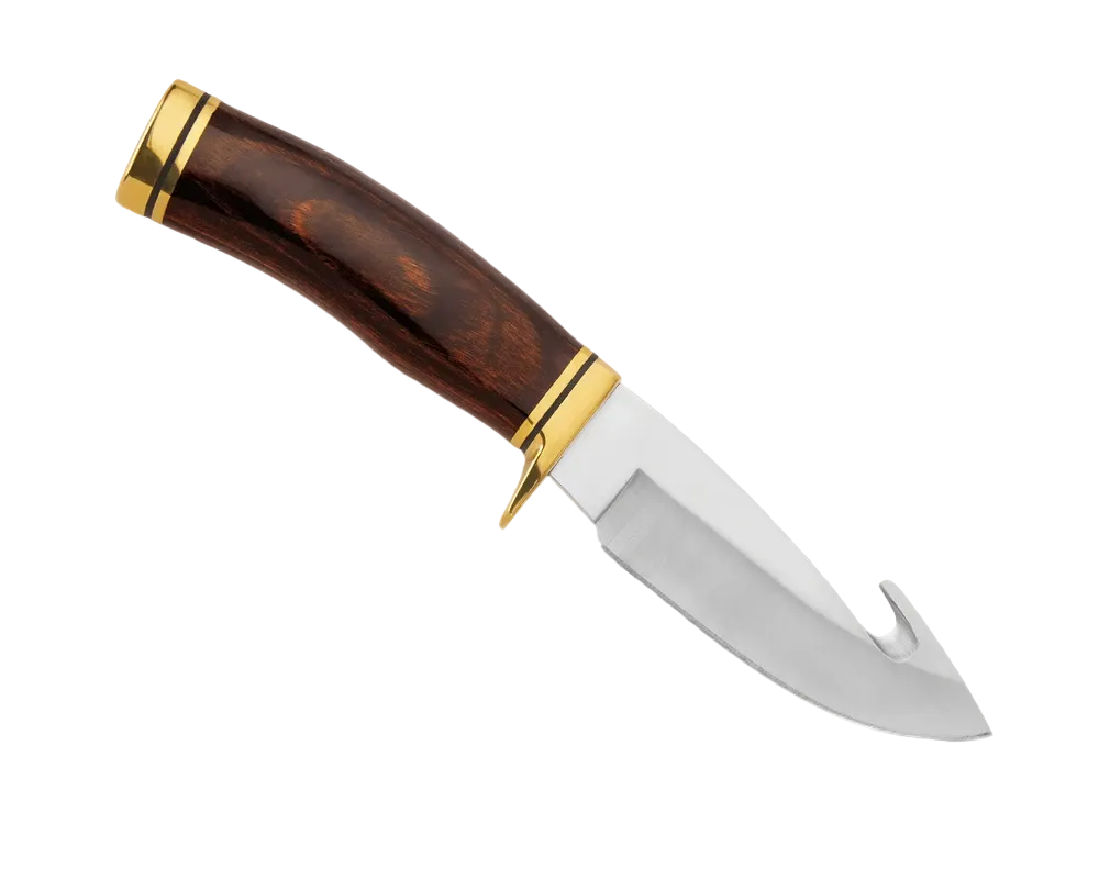 191 Zipper Gut Hook Hunting Knife - Heritage Walnut