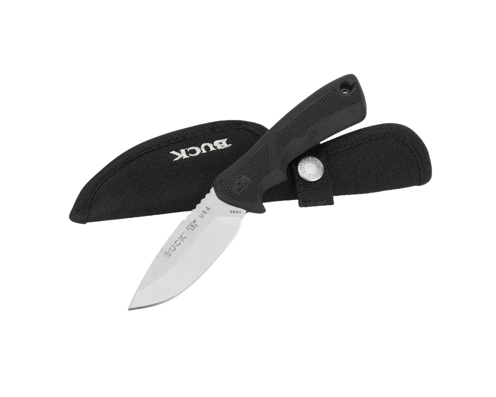 684 Small BuckLite Max II Fixed Blade Hunting Knife - Black