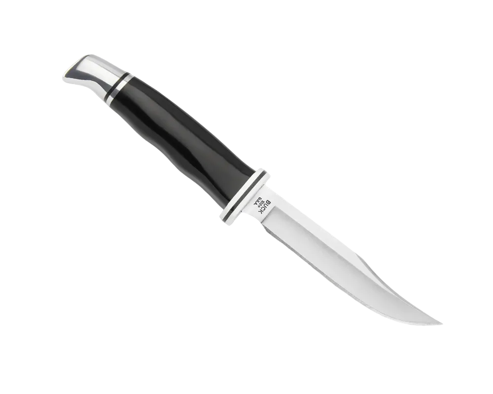 102 Woodsman Fixed Blade Hunting Knife - Black