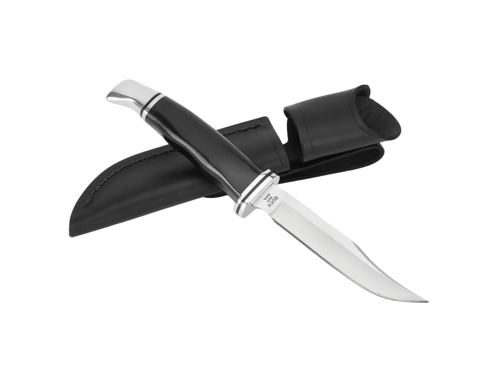 102 Woodsman Fixed Blade Hunting Knife - Black