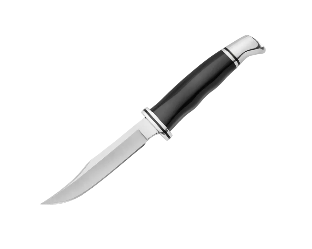 102 Woodsman Fixed Blade Hunting Knife - Black