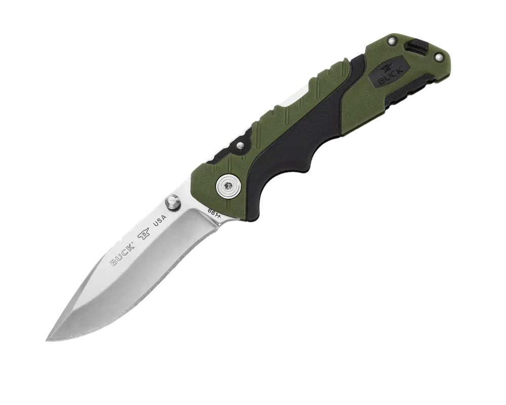 661 Small Folding Pursuit Hunting Knife - Green/Black