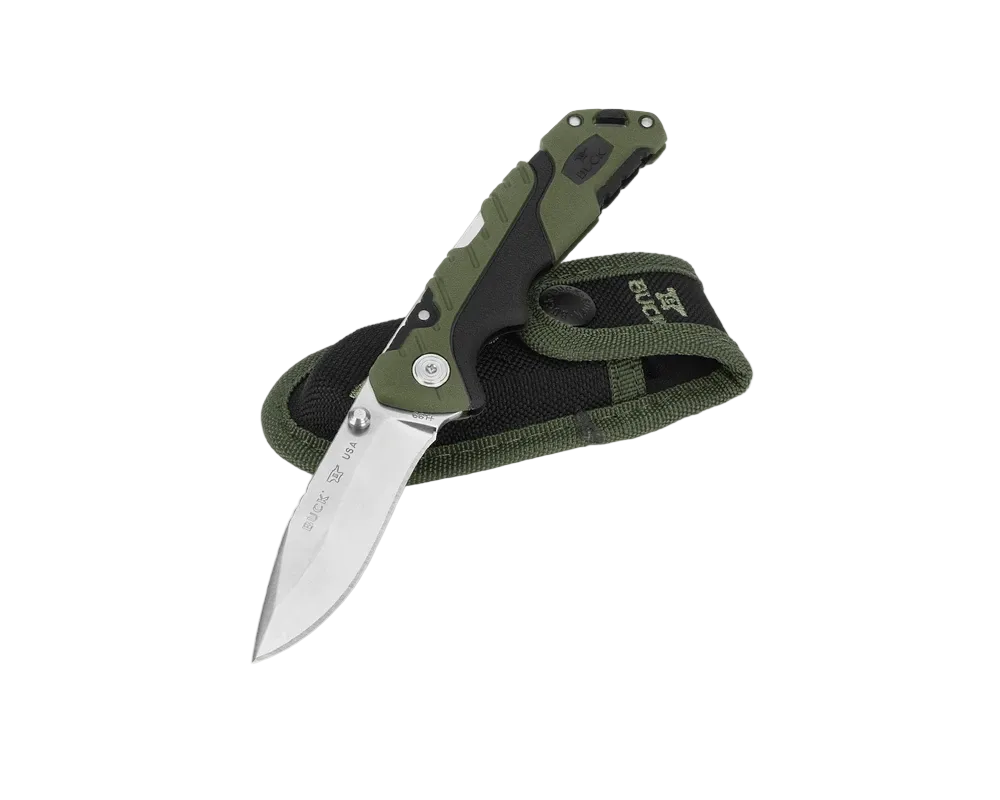 661 Small Folding Pursuit Hunting Knife - Green/Black