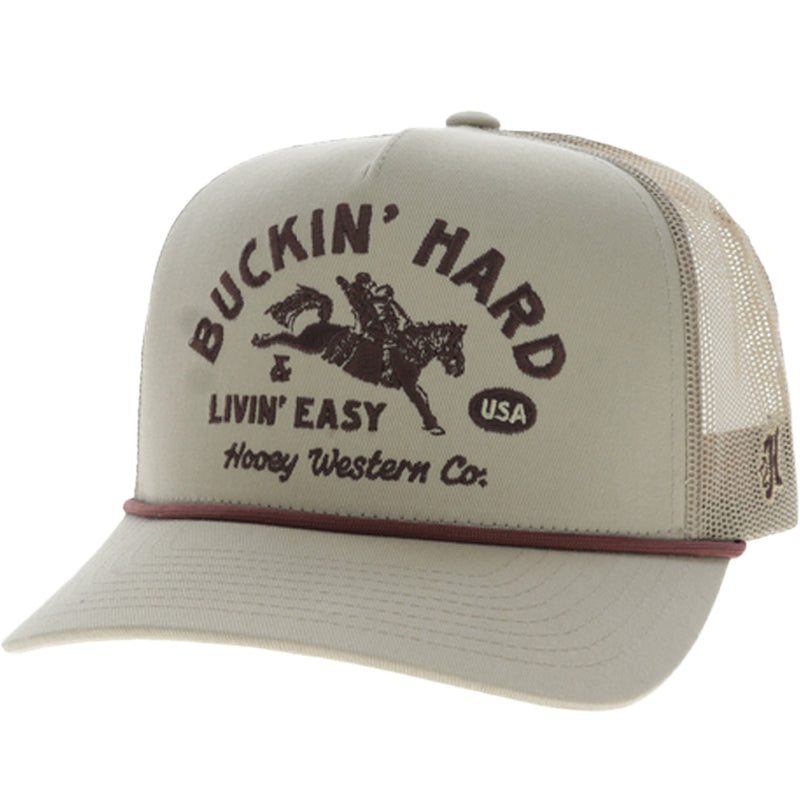 Buckin' Hard 5-Panel Trucker Snapback