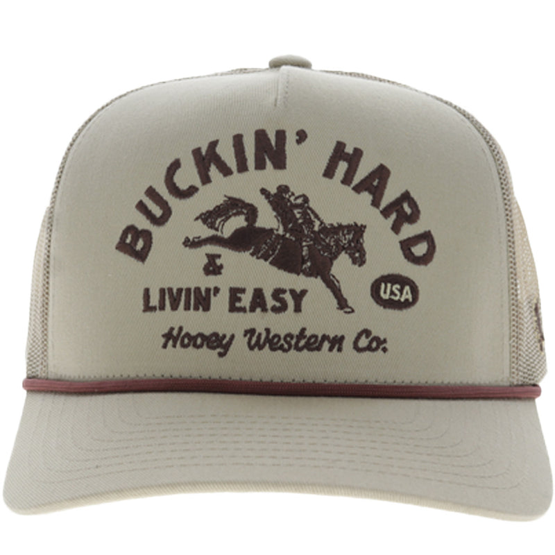 Buckin' Hard 5-Panel Trucker Snapback