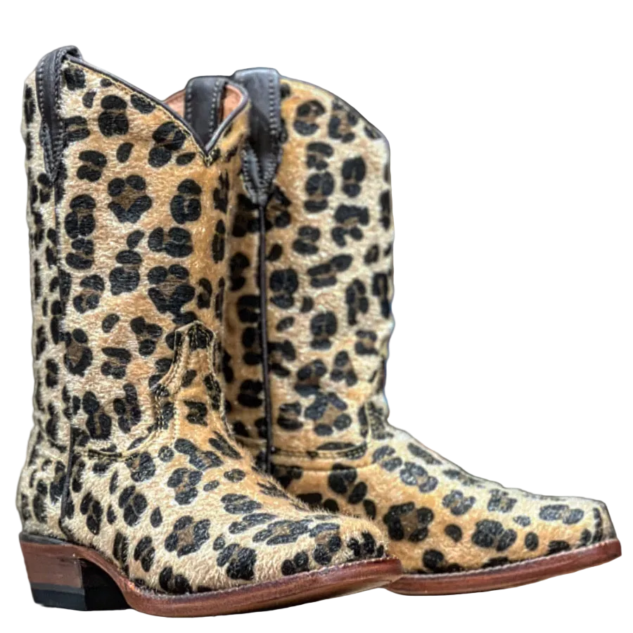 Kids Leopard Cowgirl Boot