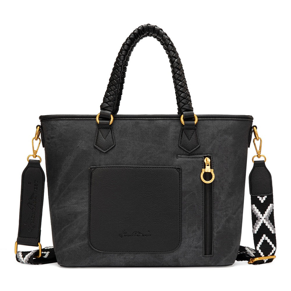 American Flag Braided Concealed Carry Tote