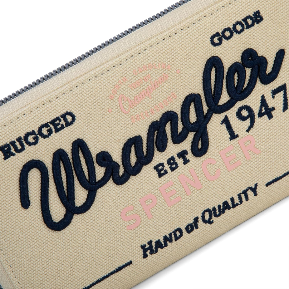 Wrangler Embroidered Canvas Wristlet - WG136-W006TN