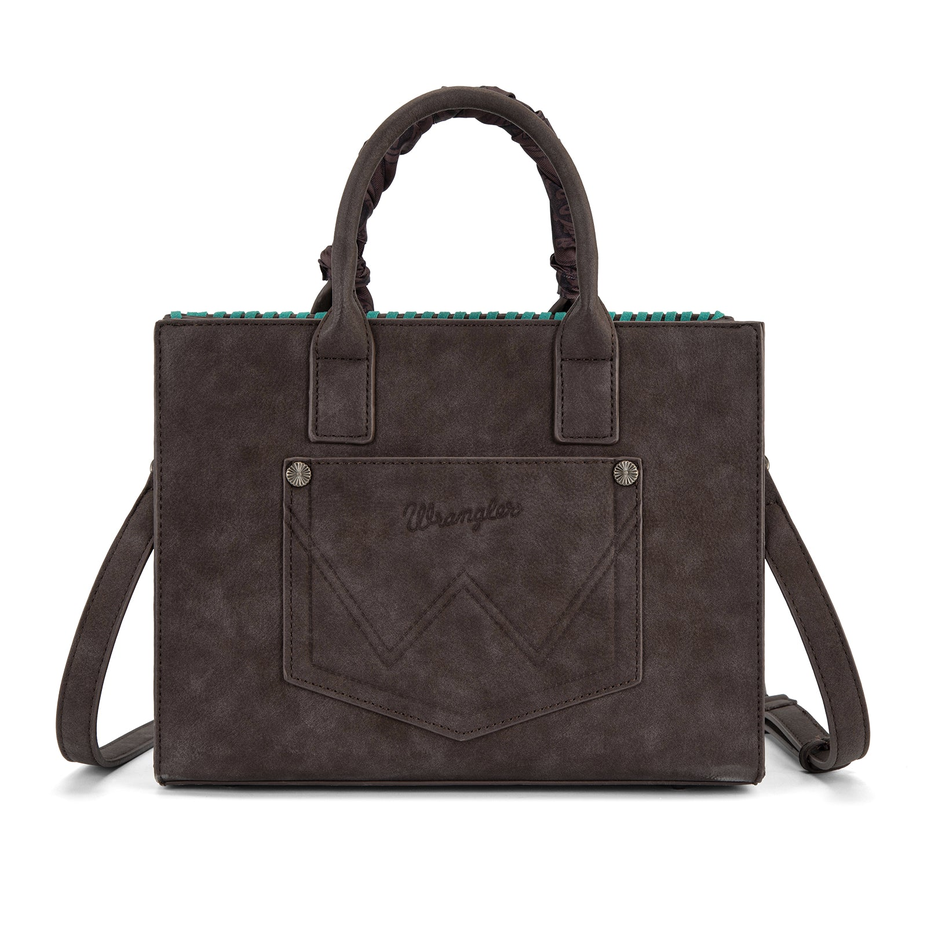 Whipstitch Aztec Satchel/Crossbody  - WG-HB-310-8120-CF