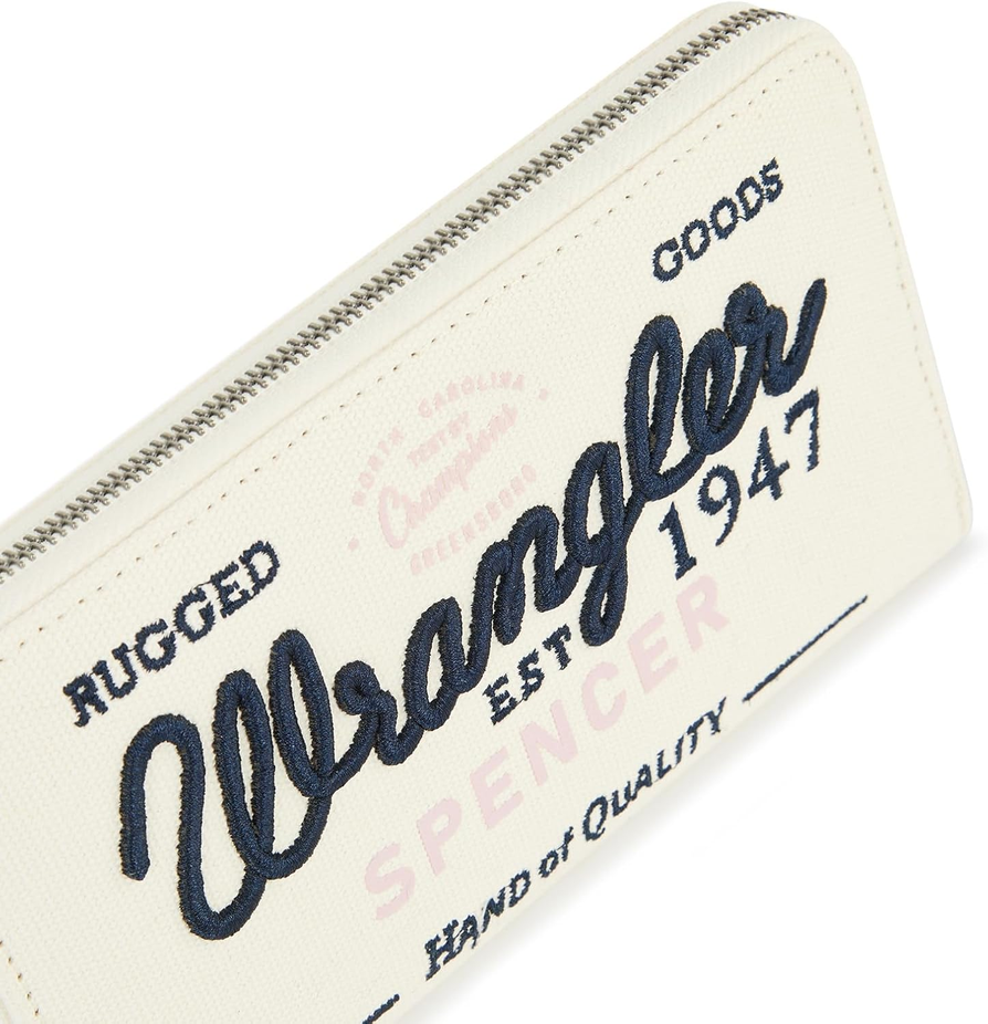Wrangler Embroidered Canvas Wristlet - WG136-W006LPK