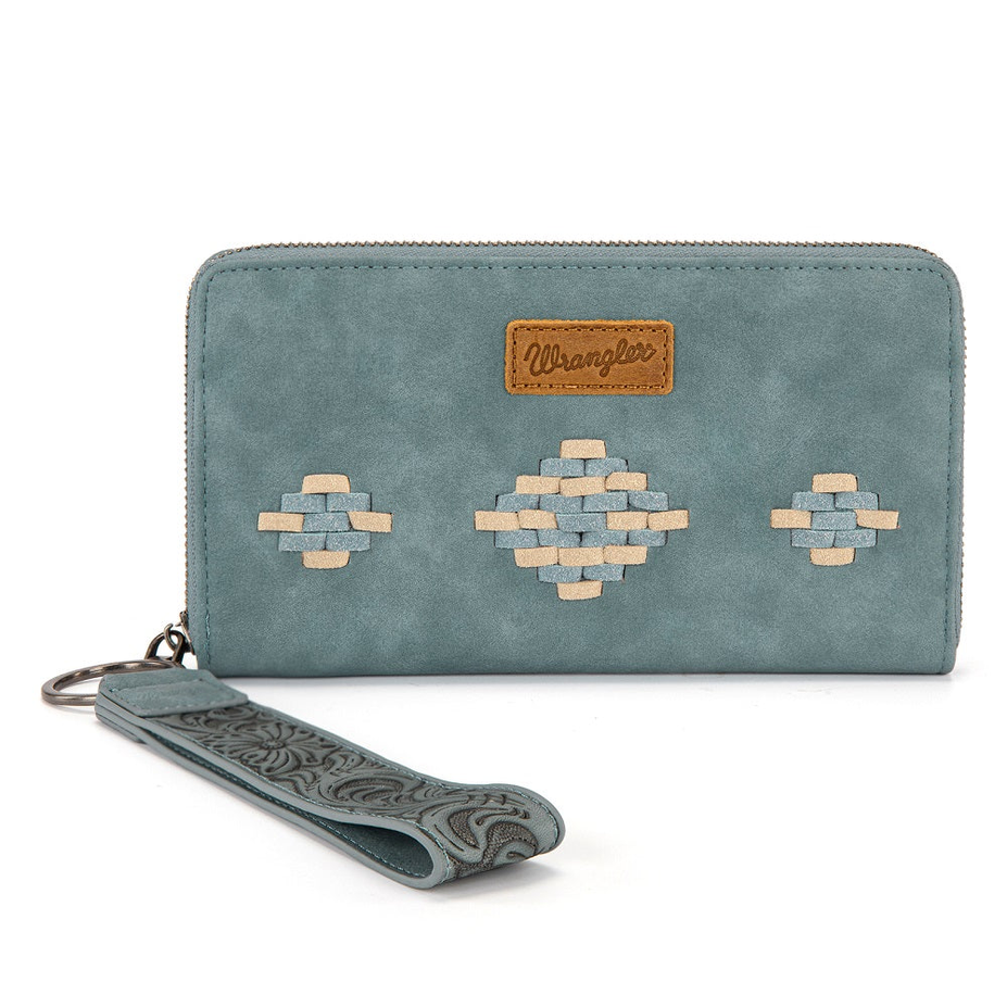 Woven RFID Zip Wallet - WG310-W006JN