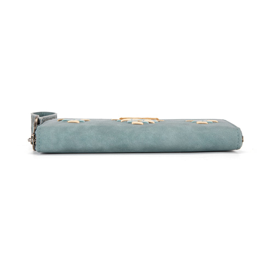 Woven RFID Zip Wallet - WG310-W006JN