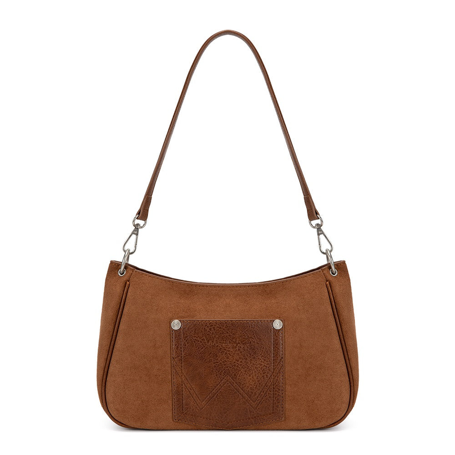 Studded Western Shoulder Crossbody Bag - WG-HB-585-2003-BR