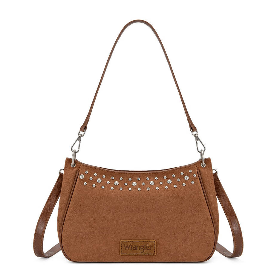 Studded Western Shoulder Crossbody Bag - WG-HB-585-2003-BR