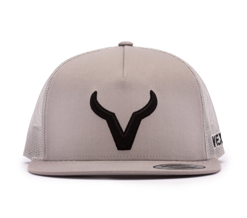 Black Icon Silver/Silver Mesh Retro Snapback Hat