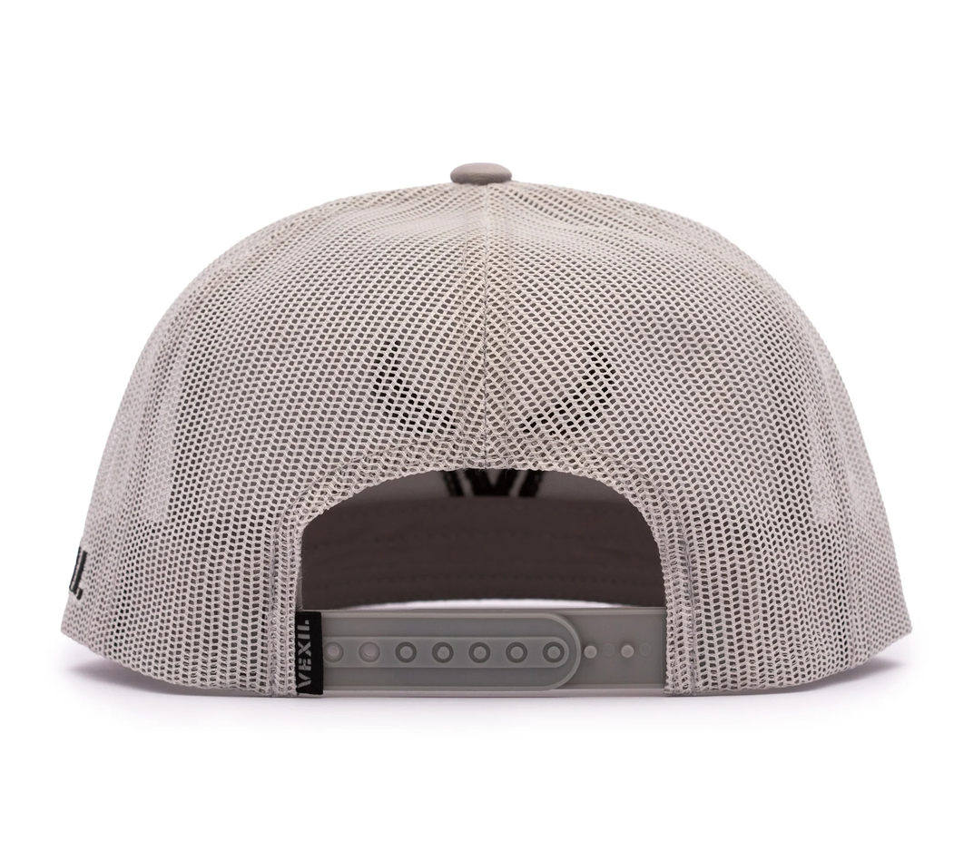 Black Icon Silver/Silver Mesh Retro Snapback Hat
