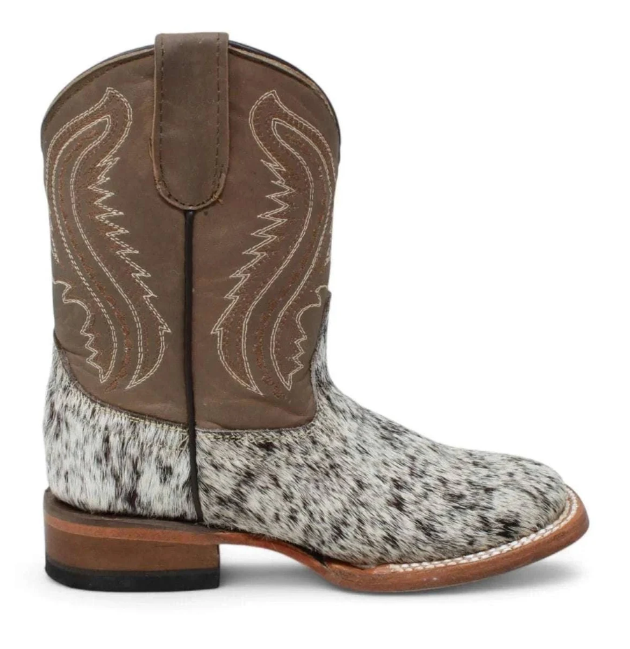 Beau Cowhide Western Boots 5Y