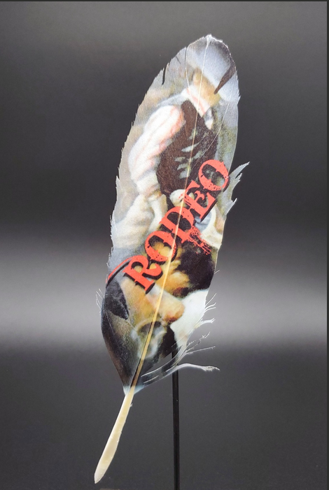 Bull Rider Hat Feather