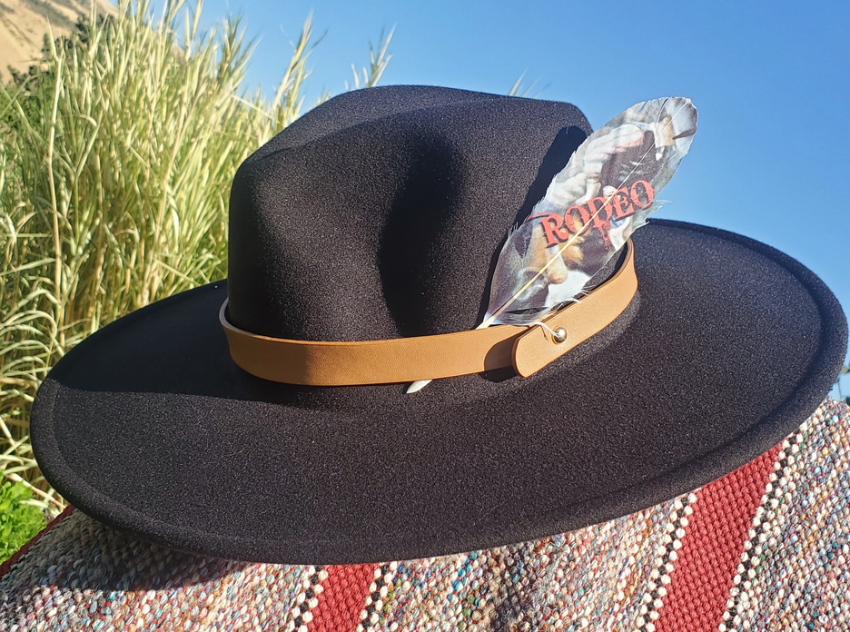Bull Rider Hat Feather