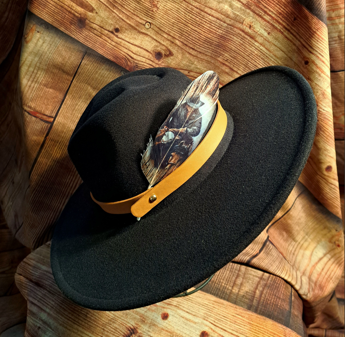 Cowboy & Calf Hat Feather