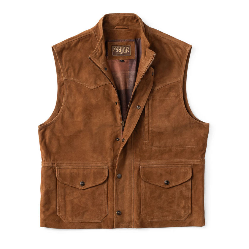 Bandera Goat Suede Leather Vest