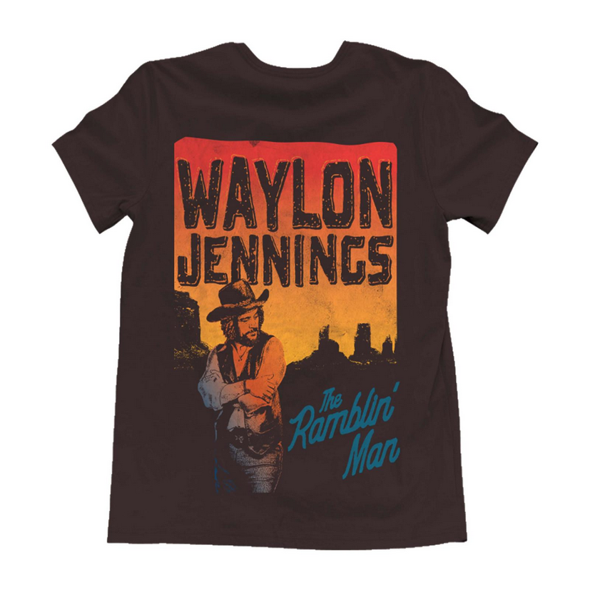 Short Sleeve Graphic T-Shirt - Waylon Jennings - Regular Fit