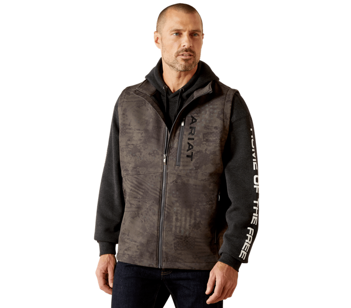 Patriot Flag Softshell Vest