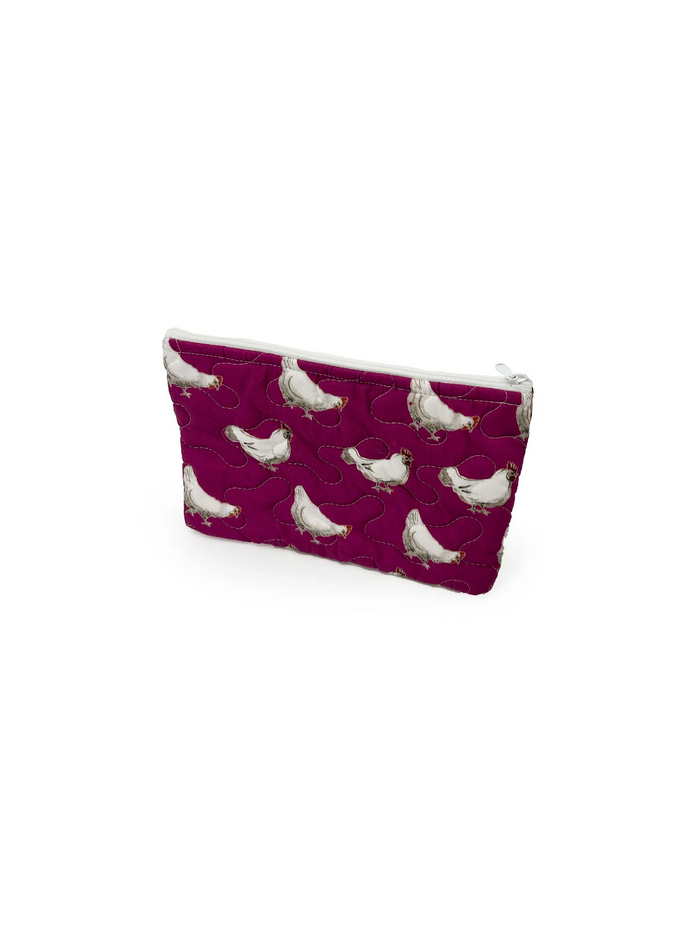 Ida Mae Home Small Quilted Makeup Bag