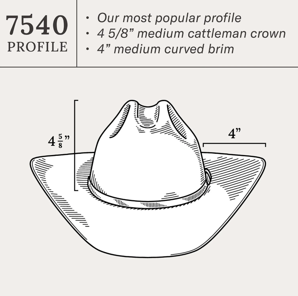 Apache 4X Cowboy Hat