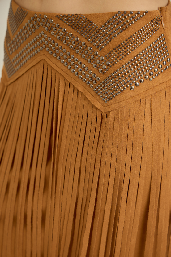 Statement Fringe Skirt