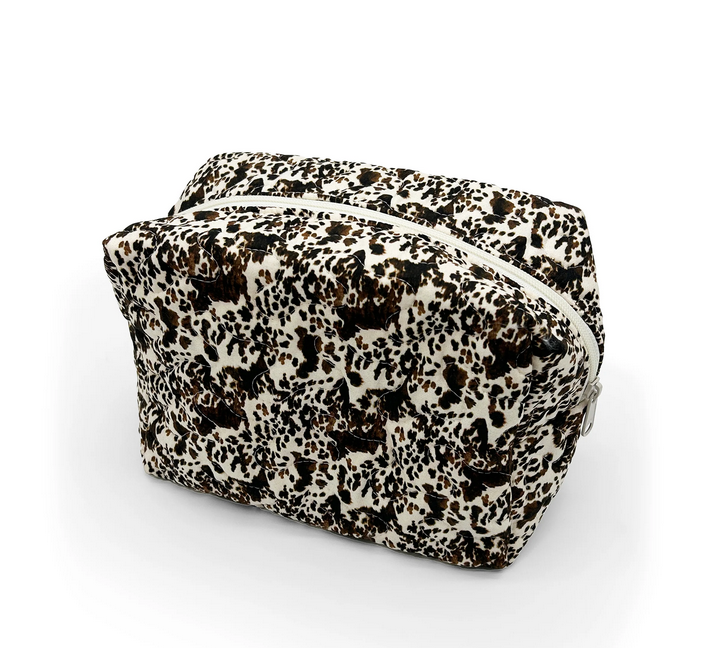 Large Quilted Makeup Bag