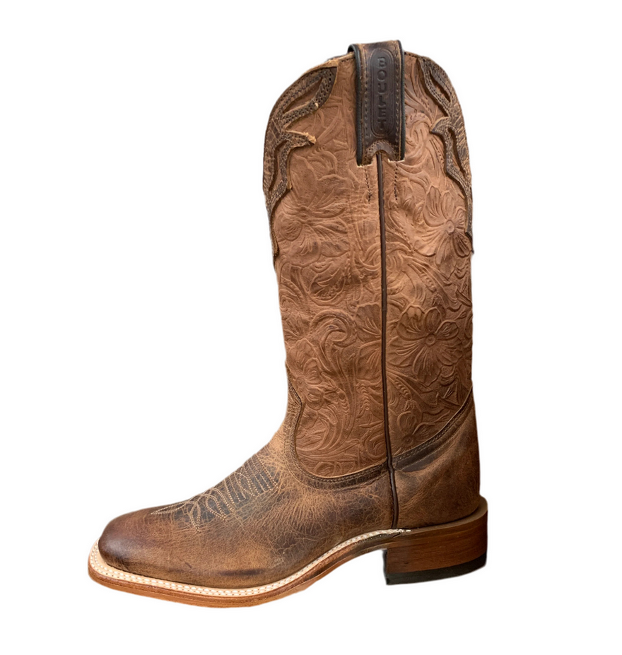 2966 Giardino Oak Hillbilly Golden Western Boot