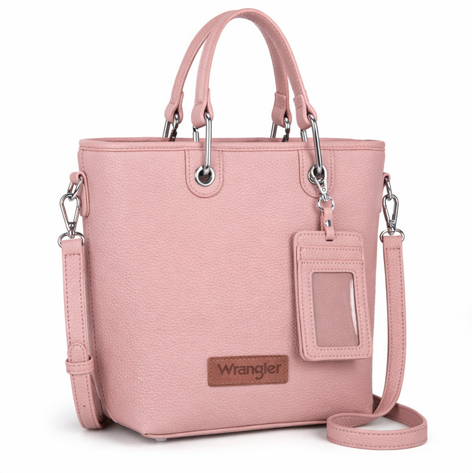 Wrangler Top Handle Tote/Crossbody - Pink