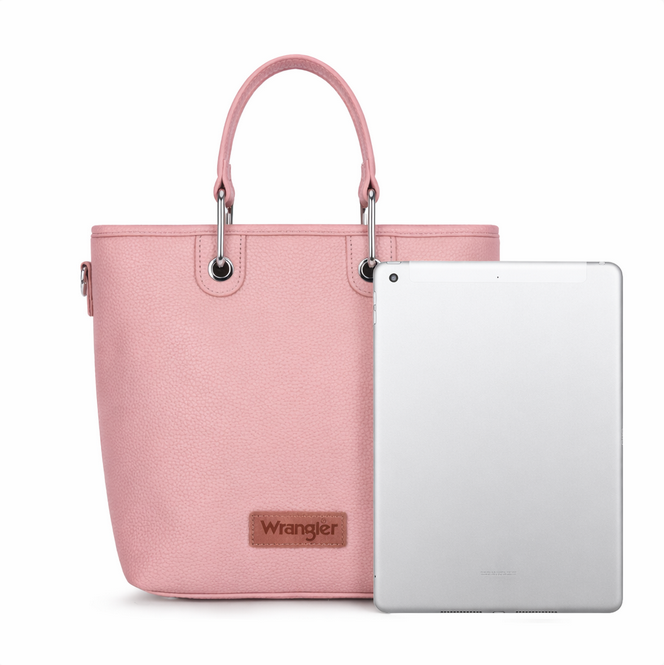Wrangler Top Handle Tote/Crossbody - Pink