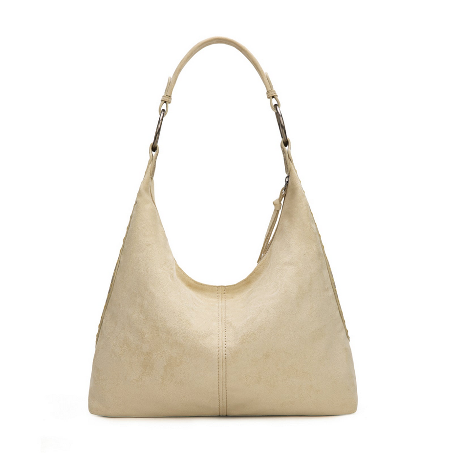Wrangler Floral Tooled Hobo Bag with Pouch – Beige