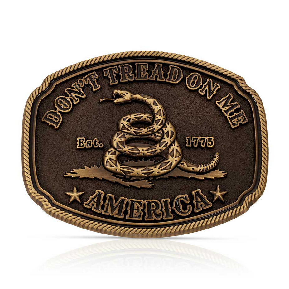 American Gadsden Don't Tread on Me Heritage Attitude Buckle