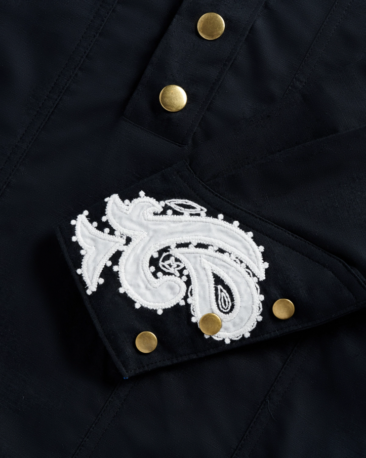 Women's Long Sleeve Applique Mini Dress