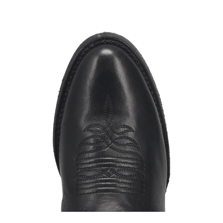 Maddie Leather Boot - Black