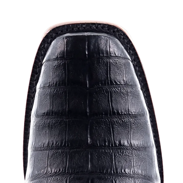 Men’s Caiman Belly Wide Square Corded Stitch 13″ Boot