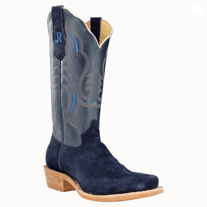 Women’s Roughout Narrow Square 13″ Dark Blue Boot