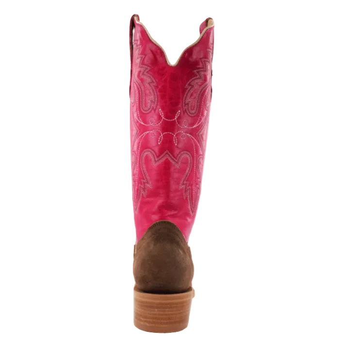 Women’s Roughout Narrow Square 13″ Cider Brown Boot