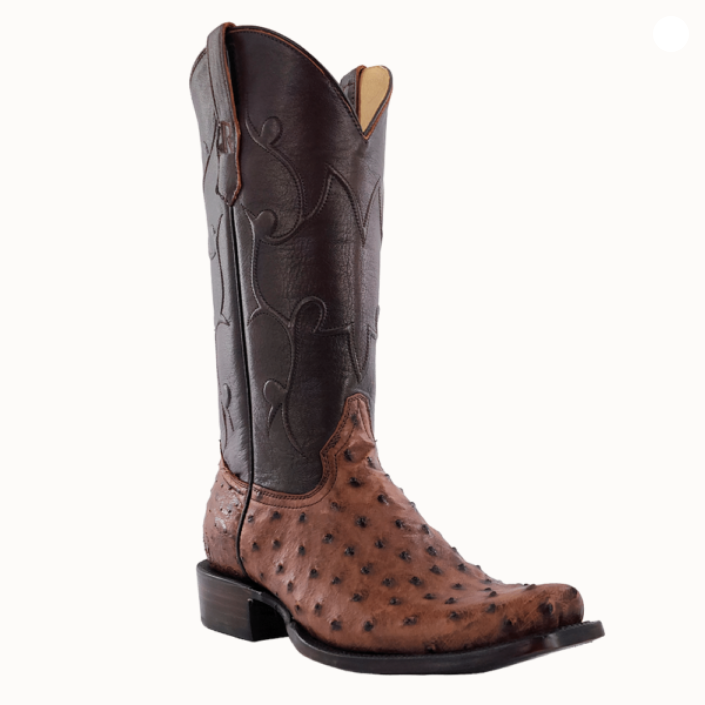 Men’s Full Quill Ostrich Narrow Square 13