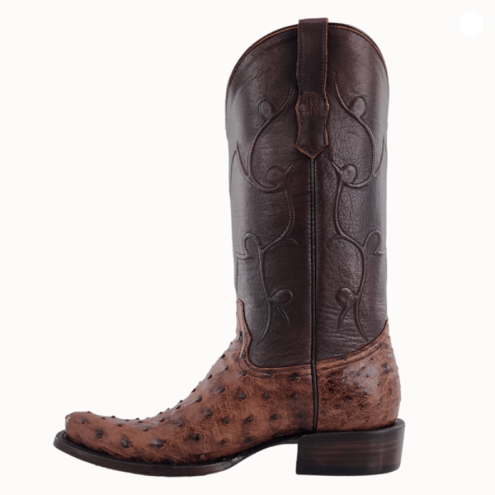 Men’s Full Quill Ostrich Narrow Square 13
